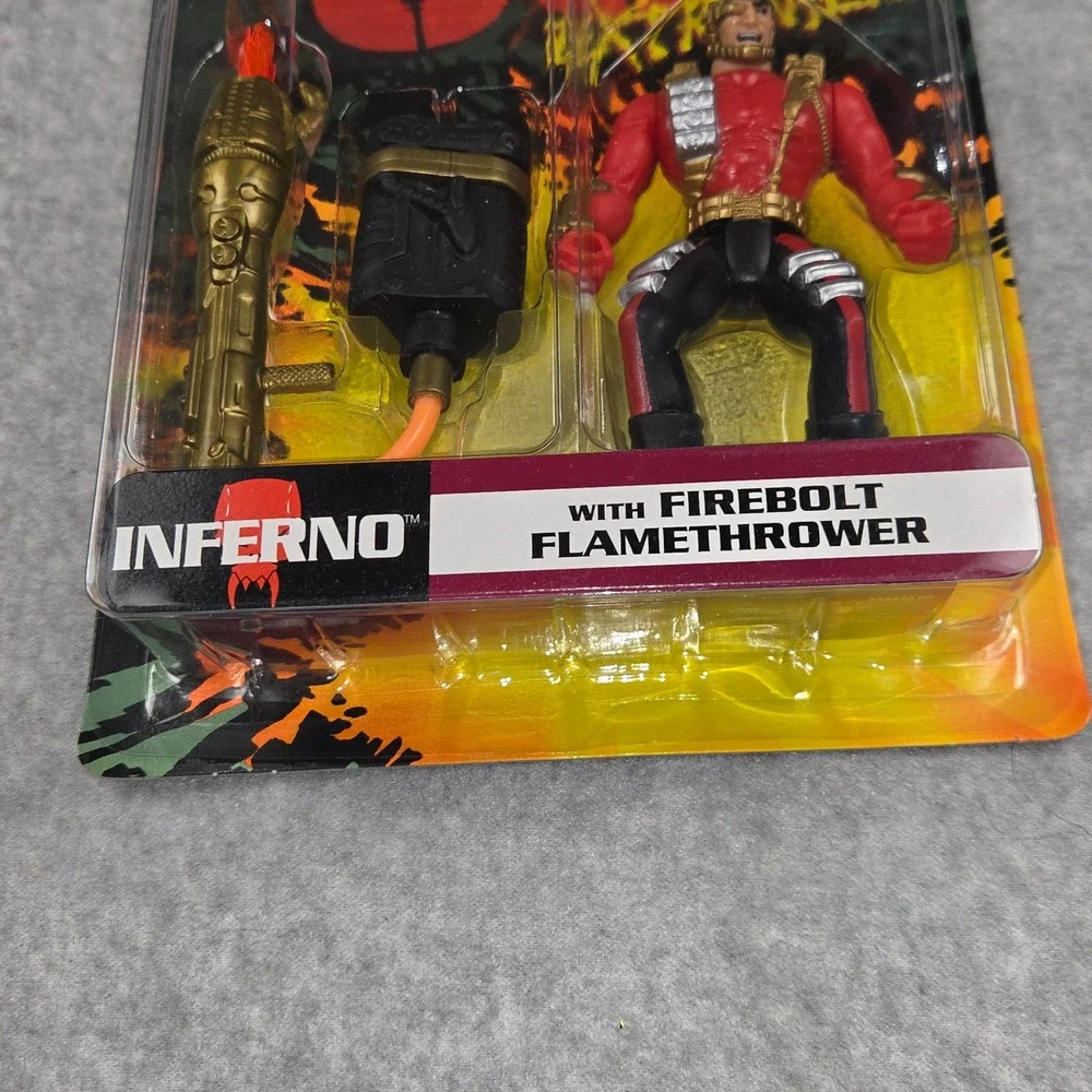 GI Joe Extreme Inferno Action Figure Kenner 1995 Firebolt Flamethrower 81179 NIB